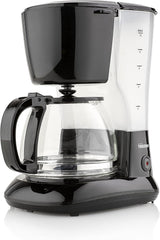 Caffettiera Tristar da 1,25 litri - Per 10-12 tazze, adatta anche per il campeggio, CM-1245, Nero