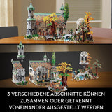 LEGO Icons Il Signore degli Anelli: Gran Burrone - Collezione per adulti e set da esposizione con 15 minifigure uniche tra cui Gandalf, Legolas, Aragorn e Frodo, esclusivamente su Amazon - 10316 Set da costruzione Besuche den LEGO-Store