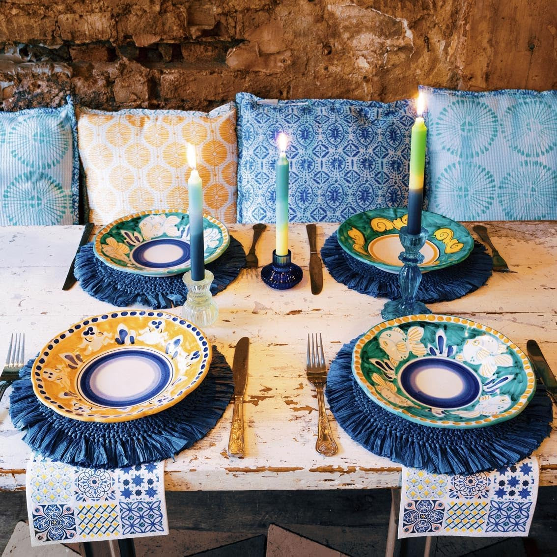 Talking Tables 20 tovaglioli di carta limone confezione da 20 | Stoviglie usa e getta a tema vivace per riunioni memorabili, feste estive, addio al nubilato, pranzi, luminosi