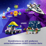 LEGO Friends Set veicolo da campeggio Stargazer con veicolo terrestre e telescopio giocattolo, regalo per ragazze e ragazzi a partire da 7 anni, include i personaggi di gioco Nova, Aliya e un cane 42603 Set di costruzione Besuche den LEGO-Store