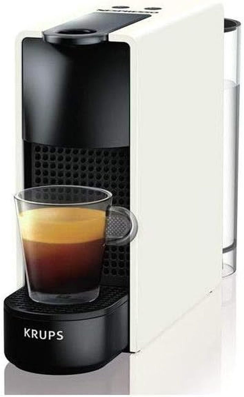 Krups Nespresso Essenza Mini Macchina per caffè espresso bianco puro Capsule per caffè Espresso Style Compact Espresso Barista YY2912FD