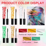 Tintura per capelli temporanea per bambini, 5 colori, lavabile, mascara, gesso per capelli, tintura per capelli Naty Shop