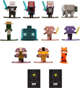 Jada Toys - Minecraft Blind Pack Nanofigs, Wave 2, Minecraft Legends Nano Metal Figura da collezione, Vari modelli, 4 cm, Età 3+, Action figure nere Naty Shop