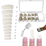 Sun Garden Nails gel trasparente monofasico 30ml + scatola da 100 tip + colla per tip 7ml