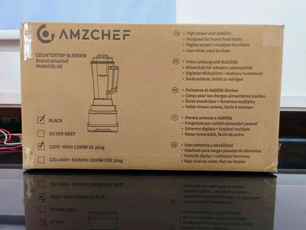 Frullatore AMZCHEF, 8 menu intelligenti e 10 velocità, touch screen LCD Kitchen Naty Shop