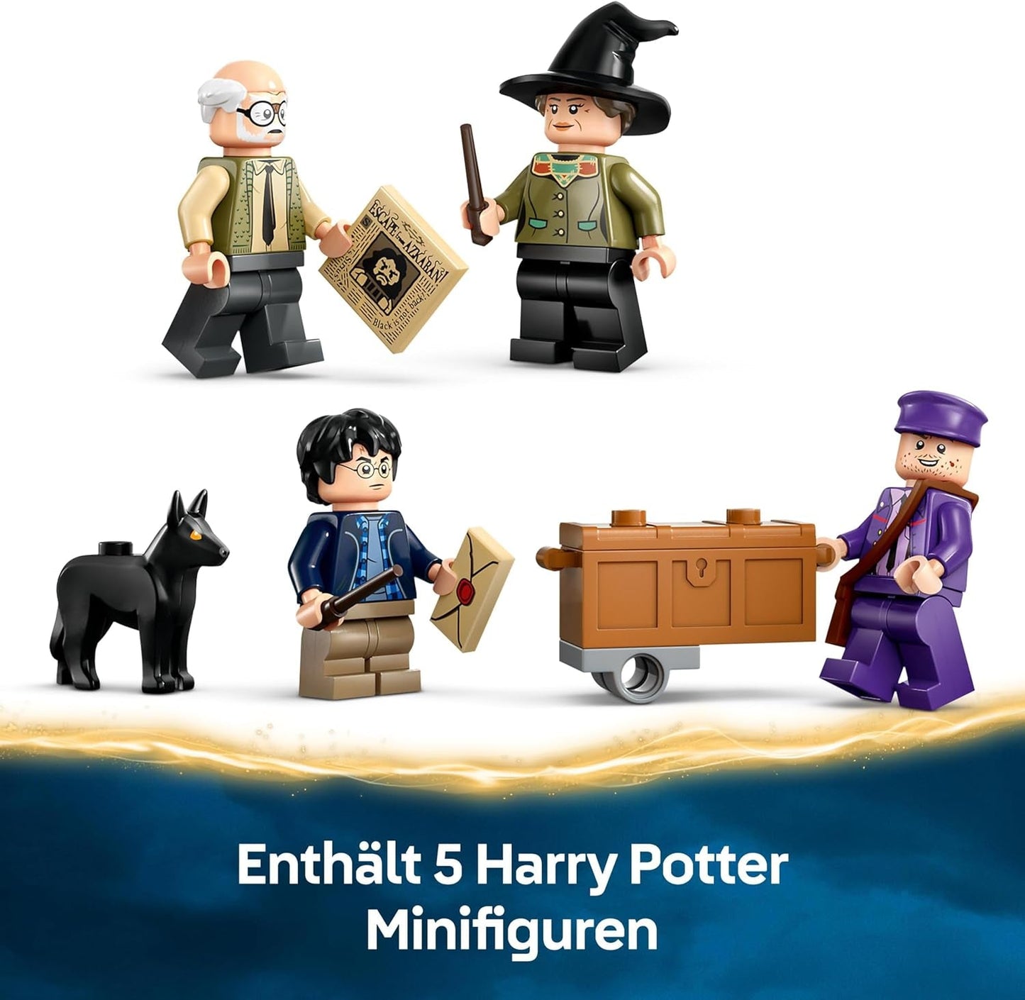 LEGO Harry Potter Avventure con il cavaliere viaggiante Set da costruzione 5 minifigure tra cui Ernie Prang, Stan Picchetto e Felpato Bus giocattolo per fan del mondo magico Ragazzi e ragazze 8 anni 76446 Set da costruzione Beuche den LEGO-Store