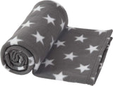 DREAMSCENE comoda coperta soffice coperta in pile - coperta da soggiorno calda invernale morbida, coperta per divano, coperta per divano, morbida coperta per bambini, soggiorno e morbide coperte 120X150Cm, coperta per divano stelle grigie Letti e coperte Besuche den DREAMSCENE-Store