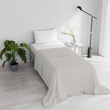 Elegante trapunta estiva, trapuntata, verde, 170X250 cm Trapunte e trapunte Naty Shop Beige 170X250Cm