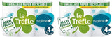 Le Trefoil Hygiene + Carta igienica, 6 rotoli, 4 punti di forza (confezione da 2)