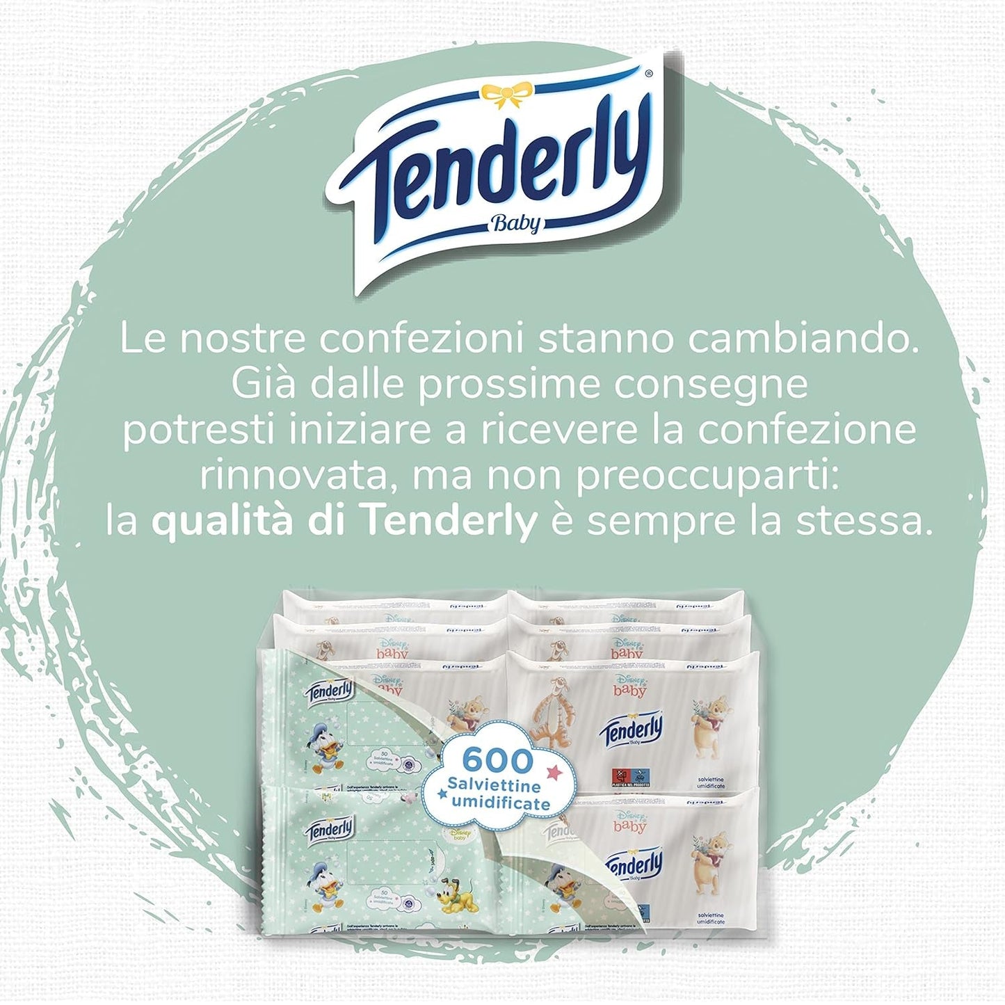 Salviette umidificate Baby Disney, 50 salviette morbide, ideali per la pulizia quotidiana del bambino, con personaggi Disney, made in Italy, dermatologicamente testate