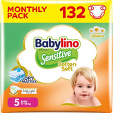 Pannolini per bambini Sensitive taglia 4, Maxi (8-13 kg), 20 pezzi