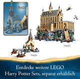 LEGO Harry Potter Castello di Hogwarts: La Sala Grande, giocattolo da collezione con 11 minifigure tra cui Hermione Granger, regalo magico per ragazzi e ragazze 76435 Set da costruzione Besuche den LEGO-Store