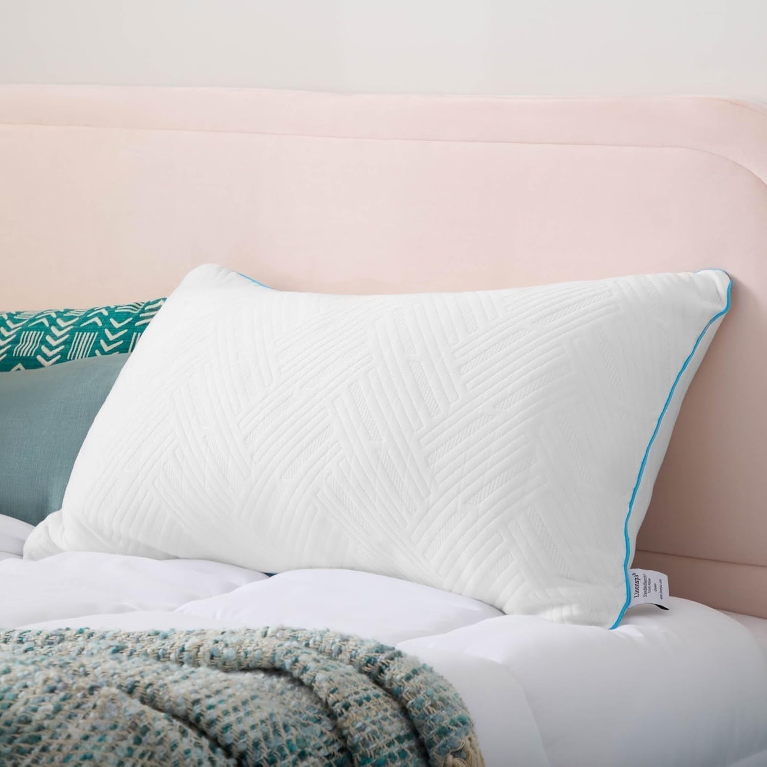 Linenspa Cuscino standard in memory foam gel bianco Naty Shop Cuscini standard Titolo predefinito