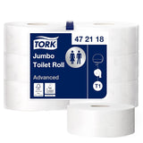 Carta igienica Tork Jumbo White T1, Advanced, 2 strati, 6×380 M, 472118