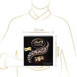 Confezione regalo LINDOR Extra Black 70% Cacao, Cioccolato regalo, ca. 15 tartufi LINDOR, 186 g (confezione da 2)