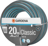 Tubo Gardena Classic 19 mm (3/4 pollici), 20 m: Tubo da giardino universale in tessuto robusto, intrecciato, pressione di scoppio 22 bar, resistente ai raggi UV, nessun componente di sistema, 12 anni di garanzia (18022-20)