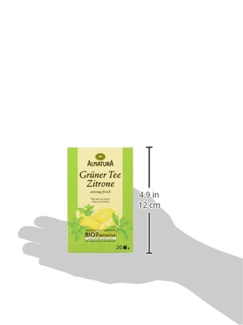 Tè verde biologico al limone, 20 buste, 40 g