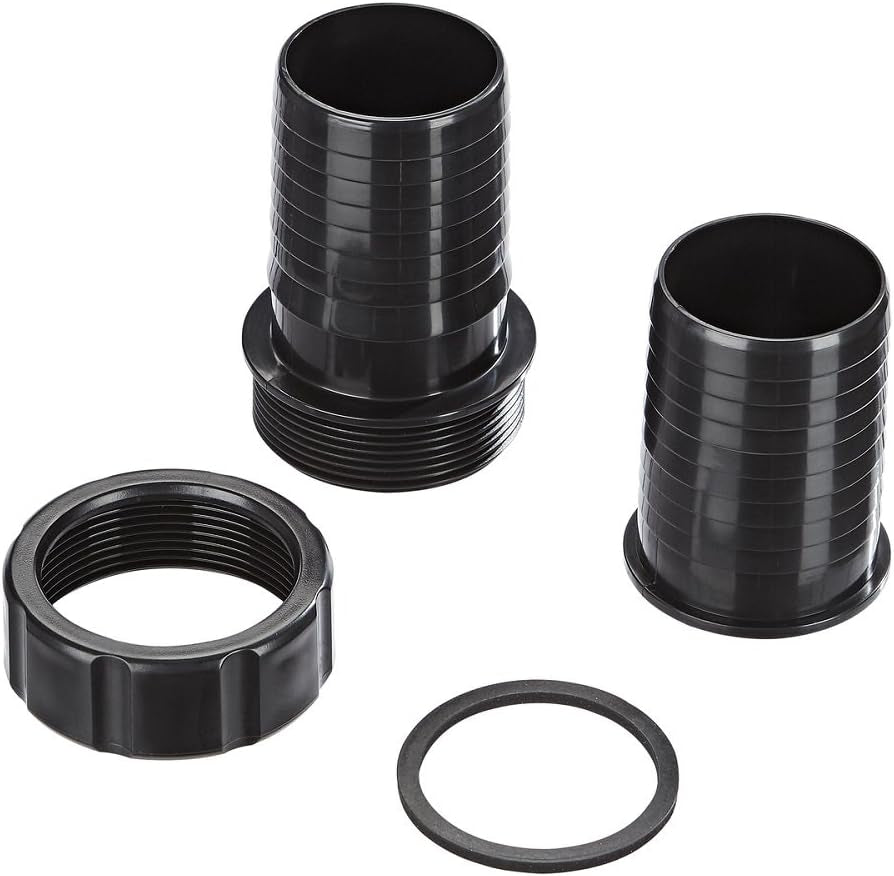 Raccordo per tubo Oase 2", nero - realizzato in materiale PVC, per collegare tubi da 2", diametro 50 cm