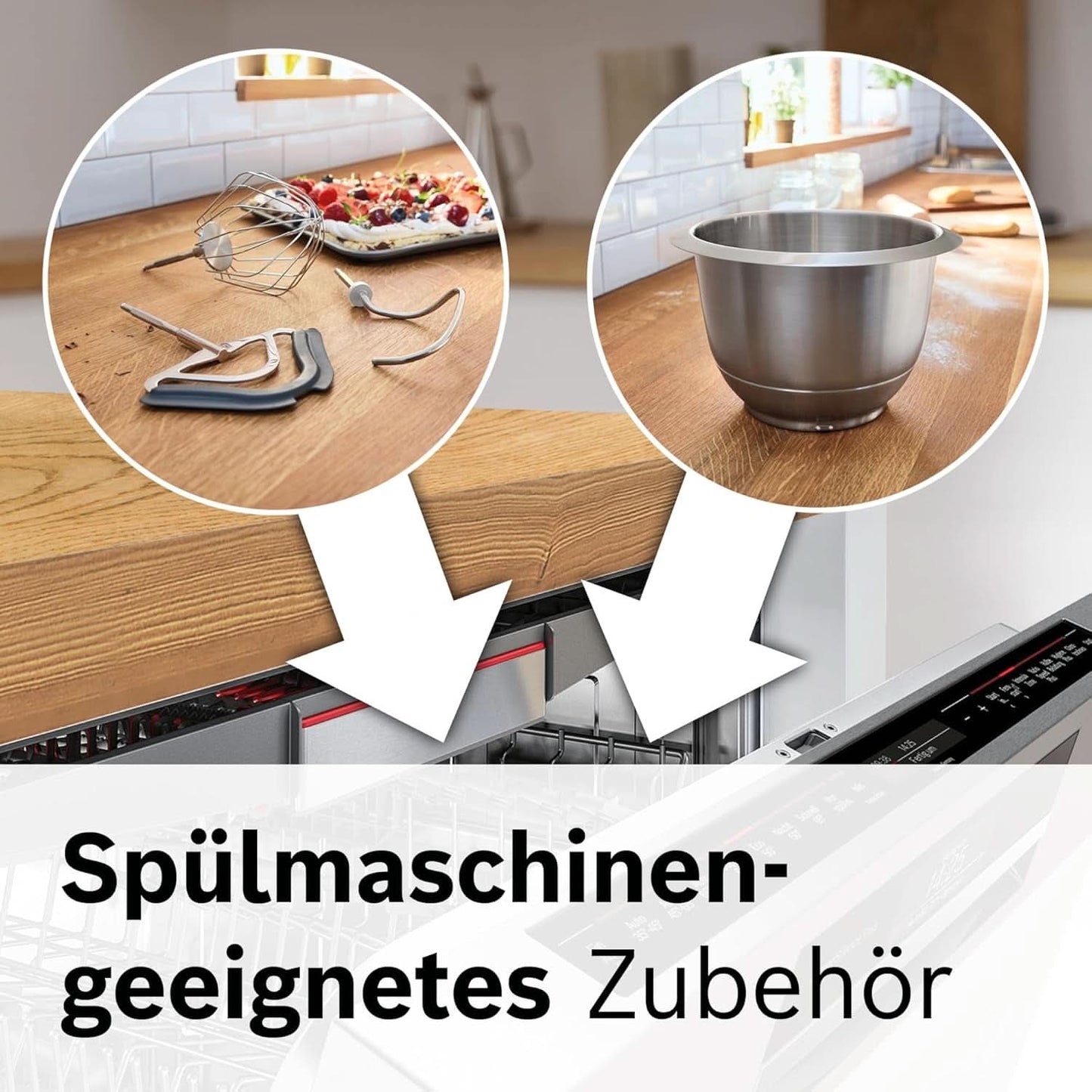 Robot da cucina Bosch Serie 4 MUM5X720, bilancia integrata, ciotola in acciaio inox 3,9 L, mixer 1,25 L, 1000 W Accessori Alimentazione e Allattamento Bebe Naty Shop