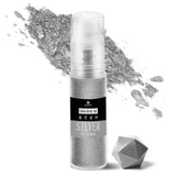 DecoRom, glitter commestibile, polvere, 10 grammi Glitter Naty Shop Argento