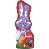 Milka Smiling Bunny Biscoff – delicato coniglietto pasquale con cioccolato e pezzetti di biscotti Lotus Biscoff – 95g