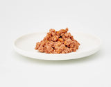 MjAMjAM - Cibo umido premium per gatti - Busta comprimibile - Pollo succoso con deliziose carote Confezione da 12 (12 x 125 g) Senza cereali con carne extra