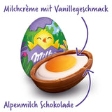Milka Sweet Egg – Cioccolato pasquale ripieno di crema alla vaniglia, aspetto uovo fritto – 124g