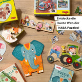 HABA Puzzle Vigili del Fuoco - Set da 3 Pezzi per Bambini dai 3 Anni in su Puzzle in Cartone con Polizia e Ambulanza - Stimola la motricità fine e la concentrazione - 1302759001 Puzzle Naty Shop