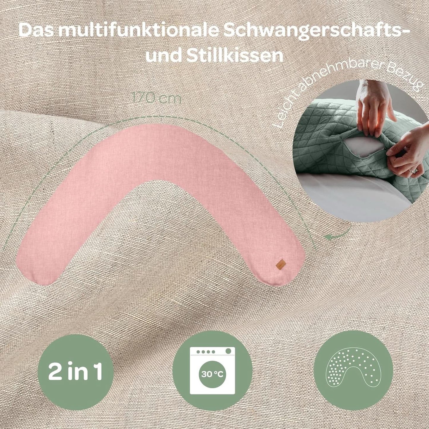 BÉABA, Big Flopsy, cuscino multifunzione per allattamento Accessori Alimentazione e Allattamento Bebe Naty Shop