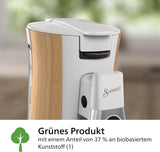 Macchina per caffè espresso con capsule PHILIPS Senseo Select - Intensity Plus, con funzione Memo per 3 specialità di caffè, Crema Plus, prodotto ecologico, alta qualità, bianco seta (CSA240/05)