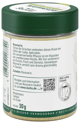 Fuchs - Rosmarino Macinato - Per condire pesce, carne e verdure, 30 grammi Condimente Naty Shop