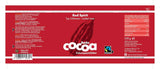 Red Spirit, finissimo cacao aromatizzato al vino rosso, 250 grammi di cacao e cioccolata calda Naty Shop