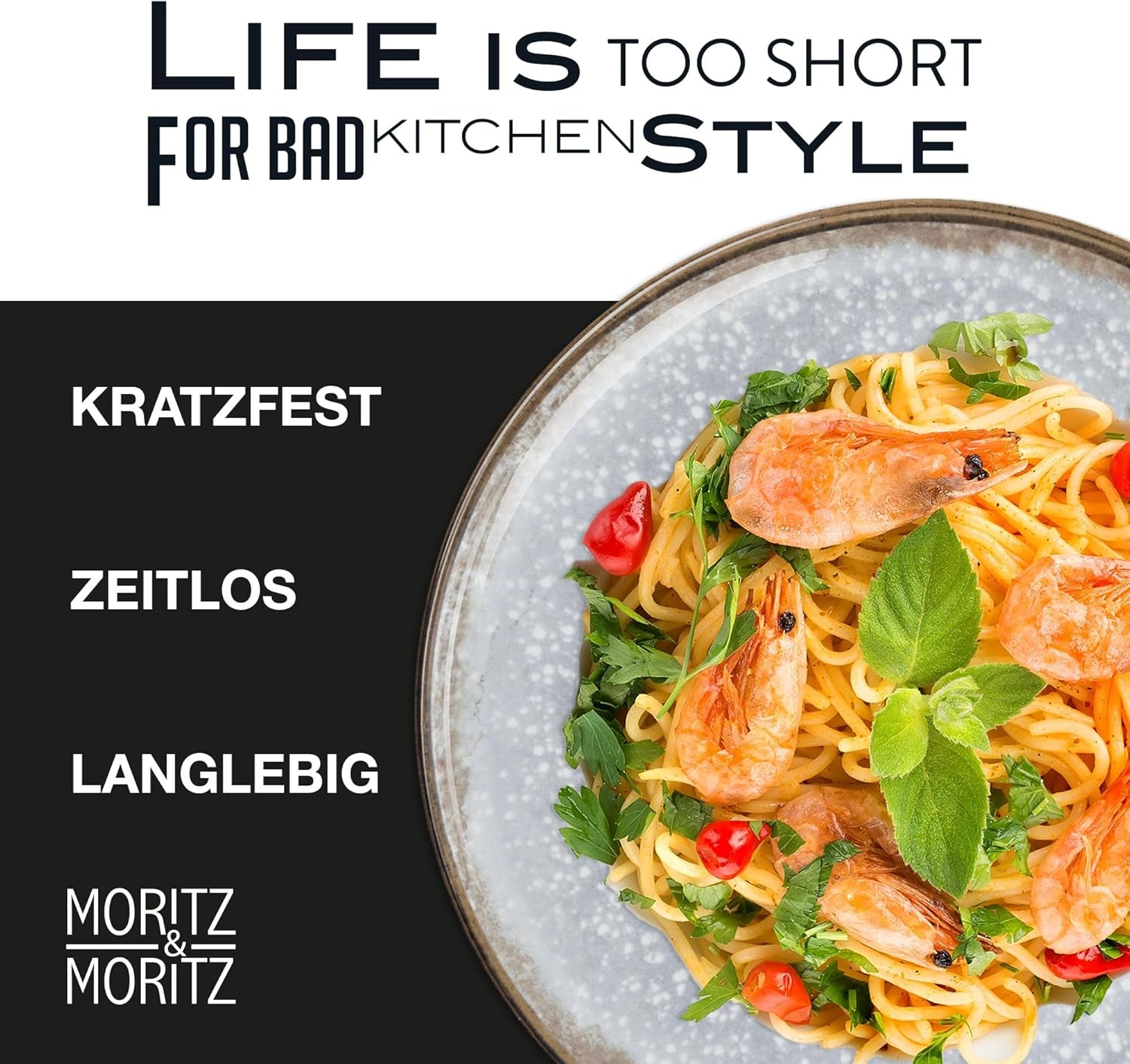 Moritz & Moritz BLOSSOM servizio da tavola in porcellana per 6 persone, 18 pezzi - Stoviglie moderne dal design giocoso - Servizio da caffè di facile manutenzione con piatti e ciotole - Servizio combinato