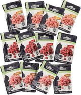 Dehner Premium Katzenfutter Sensitive Multipack, Nassfutter, für ernährungsensible Katzen, je 4 x Huhn / Rind / Pute, 12 x 100 g Bag (1,2 kg)