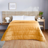Pikolin Home - Trapunta reversibile 300 G - imbottitura nordica bicolore - per letto 100/105 - comoda, calda, traspirante, verde, 180 X 220 cm Trapunte e trapunte Naty Shop