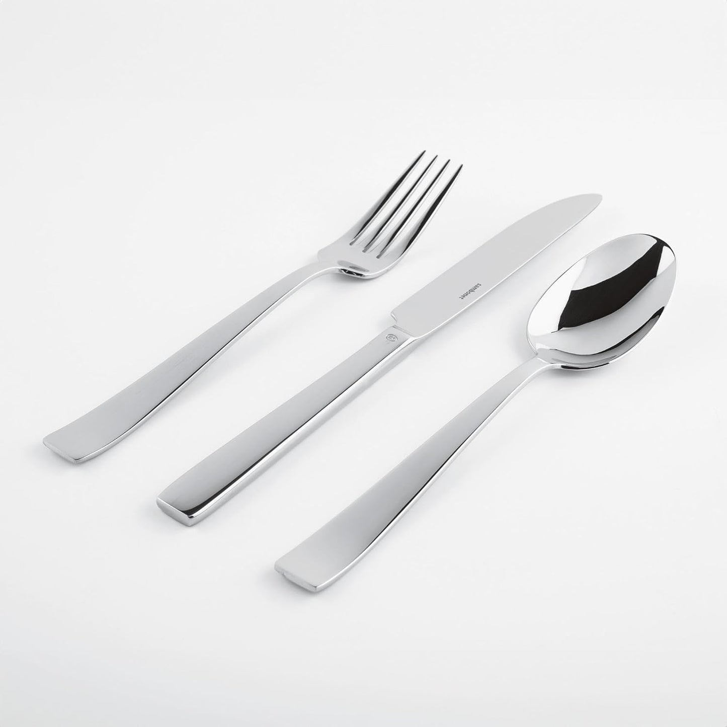 Sambonet 62512-83 Set Posate Piatte Monoblocco, 36 Pezzi, Acciaio Inox 18/10, Lavabili in Lavastoviglie Cucina Naty Shop