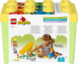 LEGO DUPLO Classic Brick Box Auto e camion, set da gioco con veicoli per bambini da 1,5 anni, giocattolo didattico creativo, set di auto giocattolo e auto da corsa 10439 Set di costruzione Besuche den LEGO-Store