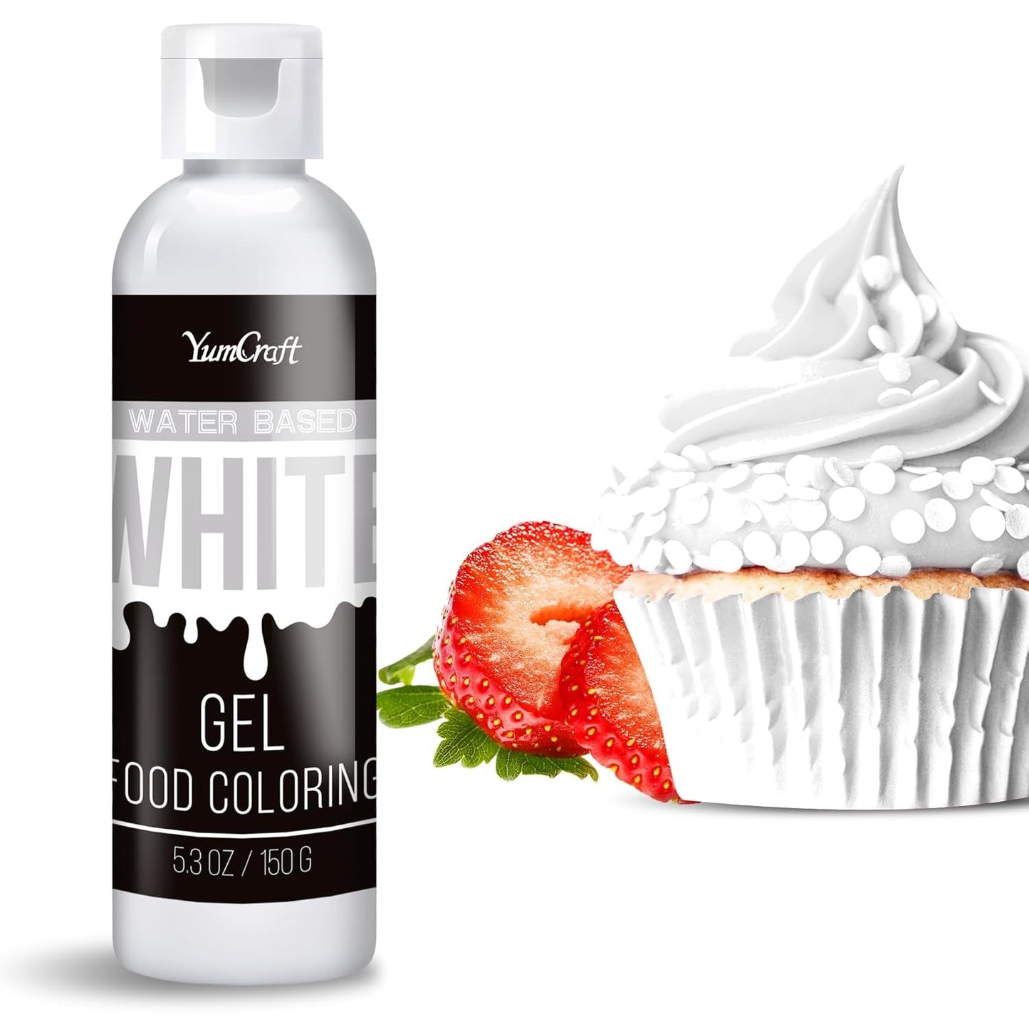Colorante alimentare in gel - Colorante alimentare in gel altamente concentrato per torte, dolci, uova di Pasqua, bevande - Colorante alimentare senza zucchero per fondente, glassa, slime, decorazione di torte (Red Velvet, 150G)