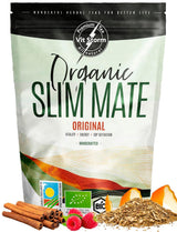 VITSTORM® Slim Tea Cardamom – Tè Yerba Mate BIO – Tè disintossicante e diuretico – 100G