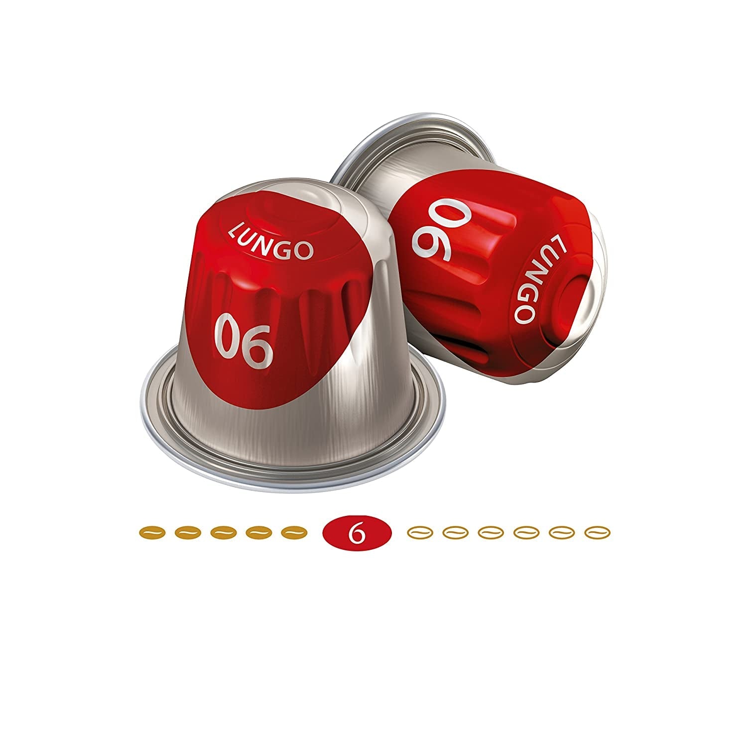 Jacobs Kaffeekapseln Lungo Classico, Megapack XXL, Intensität 6/12, 5 x 40 Getränke, Nespresso* compatibile Kaffee Kapseln, 200 Kapseln