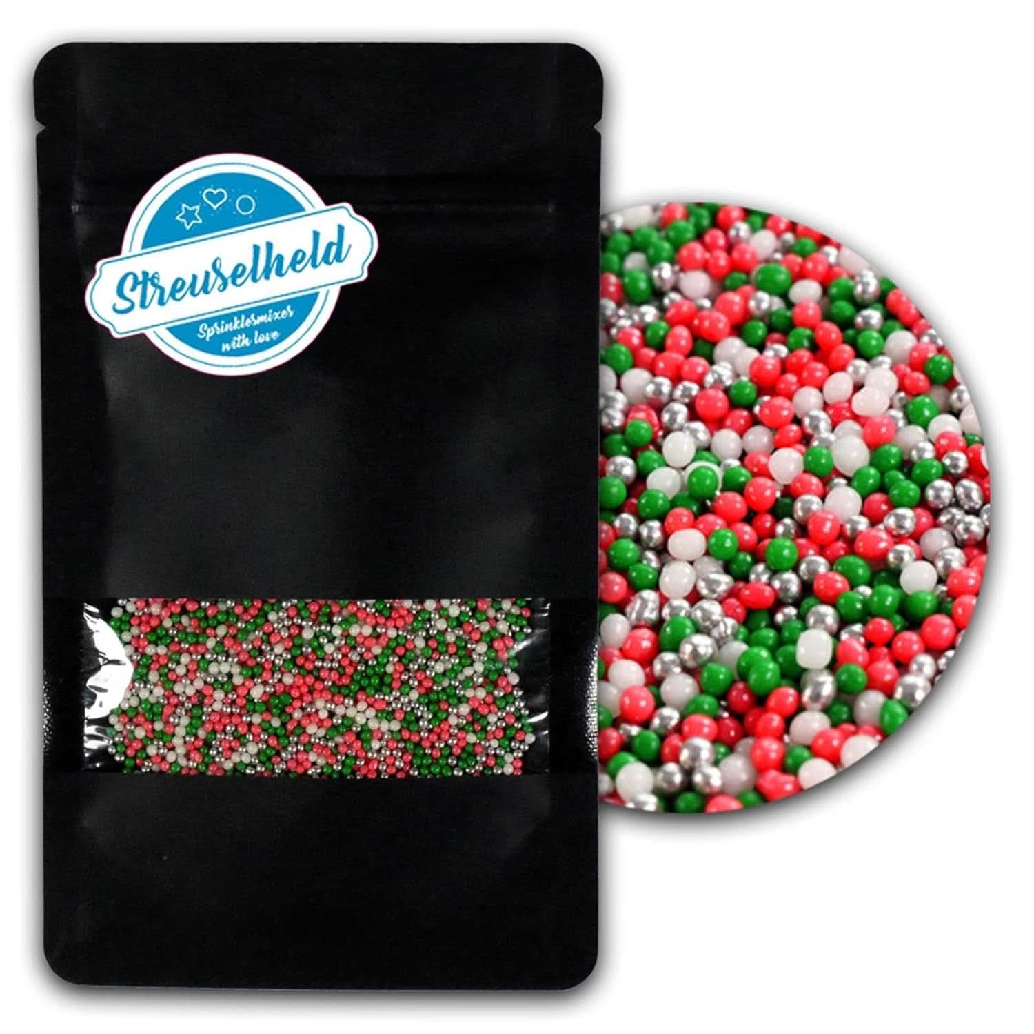 Sprinkle Hero Nonpareille Twinkle Christmas, 40 grammi Sprinkles Naty Shop