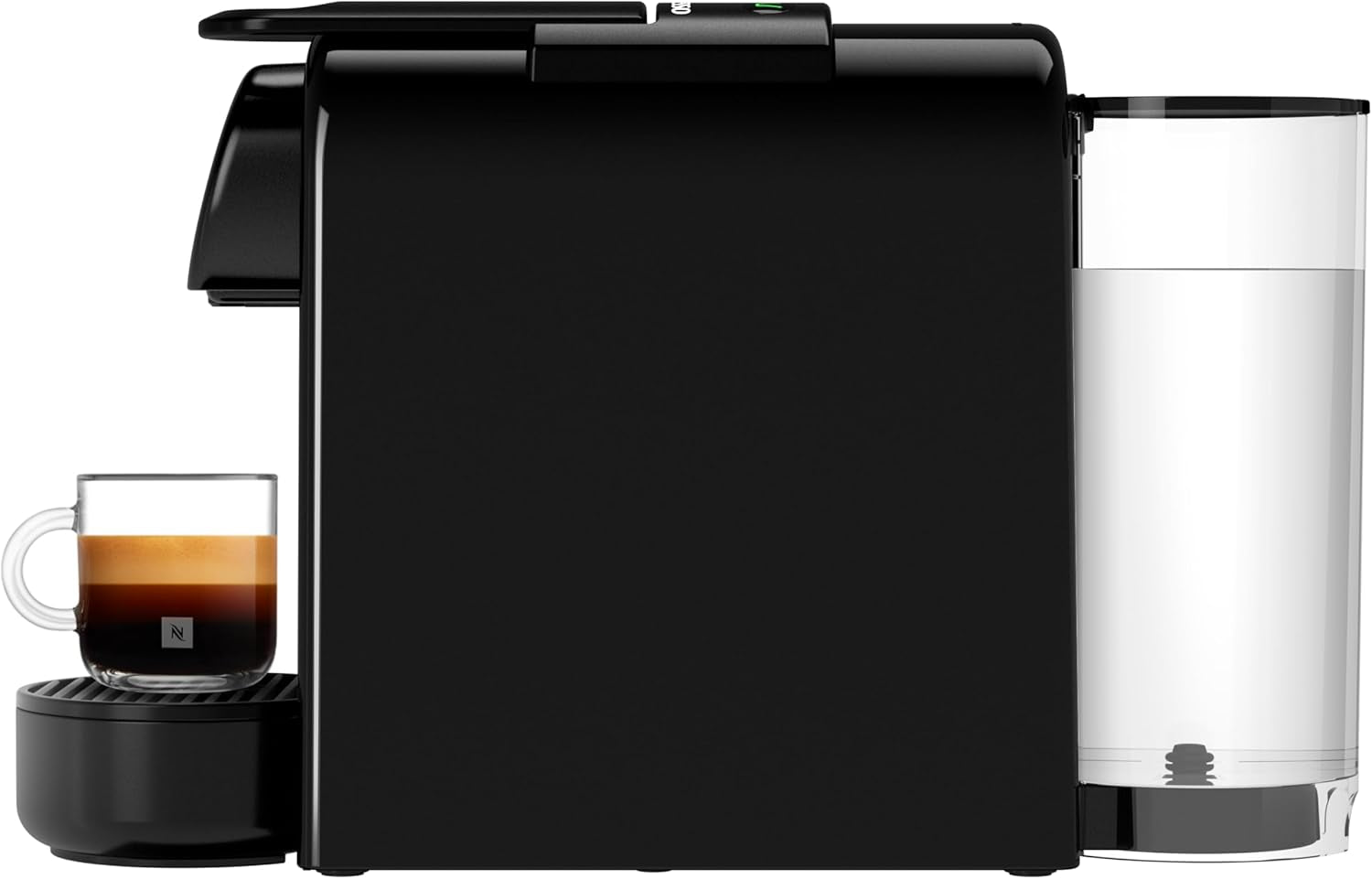 Macchina per caffè espresso con capsule Nespresso De'Longhi Essenza Mini, nera | Pressione della pompa 19 bar | Serbatoio dell'acqua 0,6 l | Per espresso e lungo | Piccola macchina per caffè espresso – Grandi momenti di caffè | EN85.B