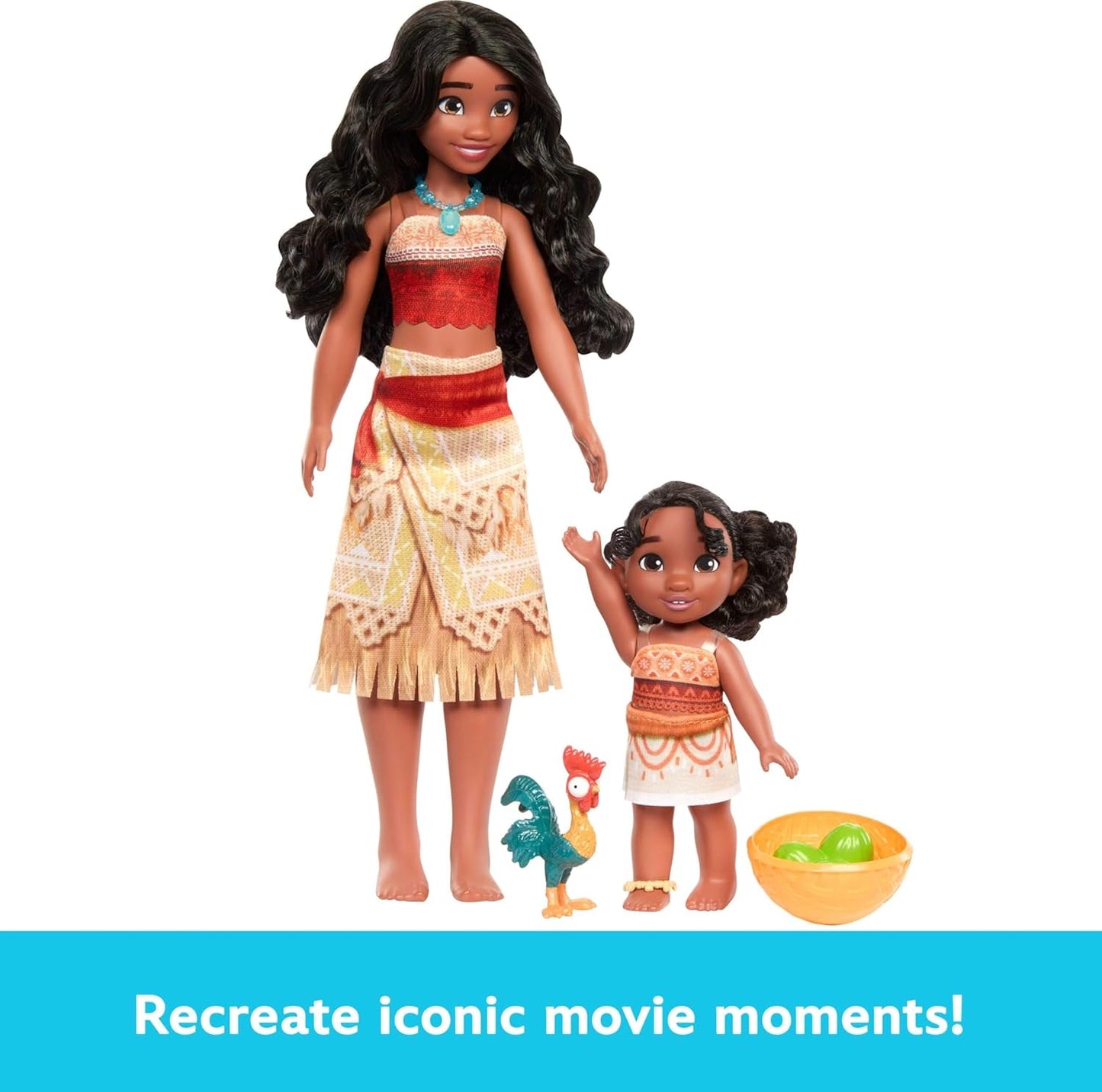 Mattel Disney Moana JBT41 Simea Fashion Doll con accessorio per caviglia 5 articolazioni articolate e vestito staccabile Giocattolo ispirato al film JBT41
