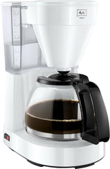 Melitta Easy – Macchina per caffè espresso con filtro e caraffa in vetro, fino a 10 tazze di caffè, nera