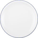 Servizio da caffè Seltmann Weiden 18 pezzi | Serie compatta, bordo blu | Il set comprende 6 piatti colazione, 6 tazzine caffè e 6 piattini, colore blu