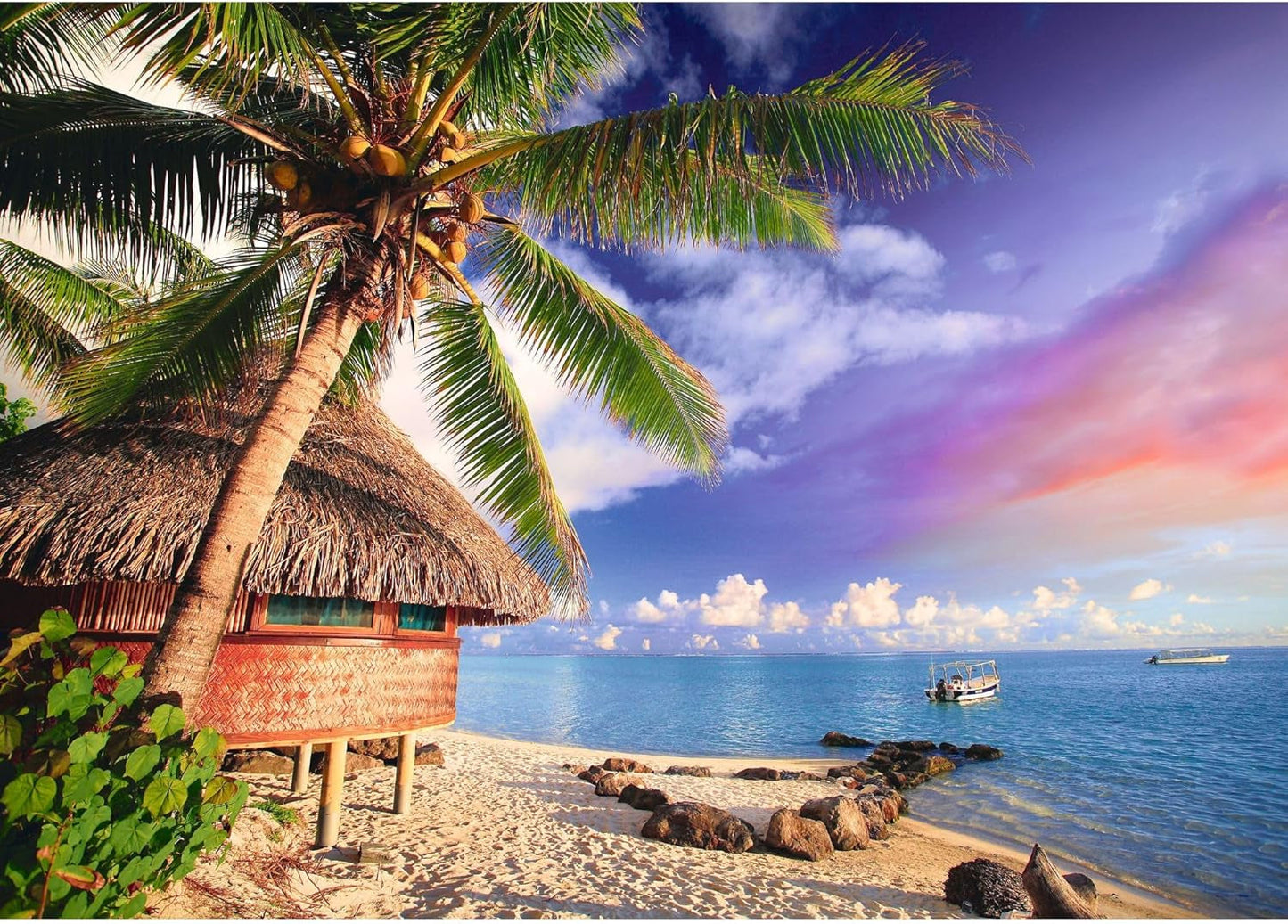 Trefl - Isola di Bora-Bora - Puzzle da 500 pezzi - Puzzle fai da te per le vacanze Intrattenimento creativo Divertente Puzzle classico per adulti e bambini Puzzle da 10+ Naty Shop