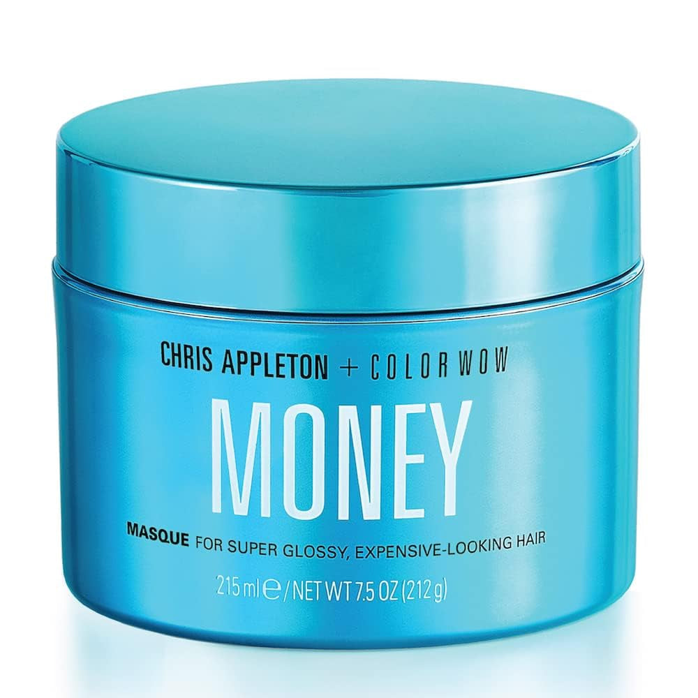 COLOR WOW Moisturizing Hair Mask Money 215 ml - maschera per capelli secchi e danneggiati, idratazione dei capelli - cura dei capelli e protezione termica, blu Naty Shop Hair Mask 215 Ml (1 confezione) Fresh