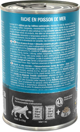 LEONARDO Cibo umido [6x400g Frutti di mare] | Cibo umido per gatti senza cereali | Alimento completo in scatola umido