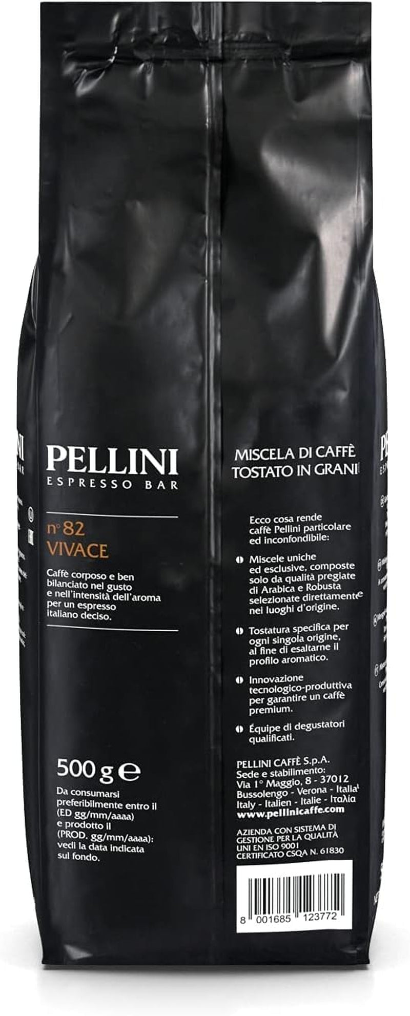 pellini Nr. 82 Caffè Vivace in grani 500 g