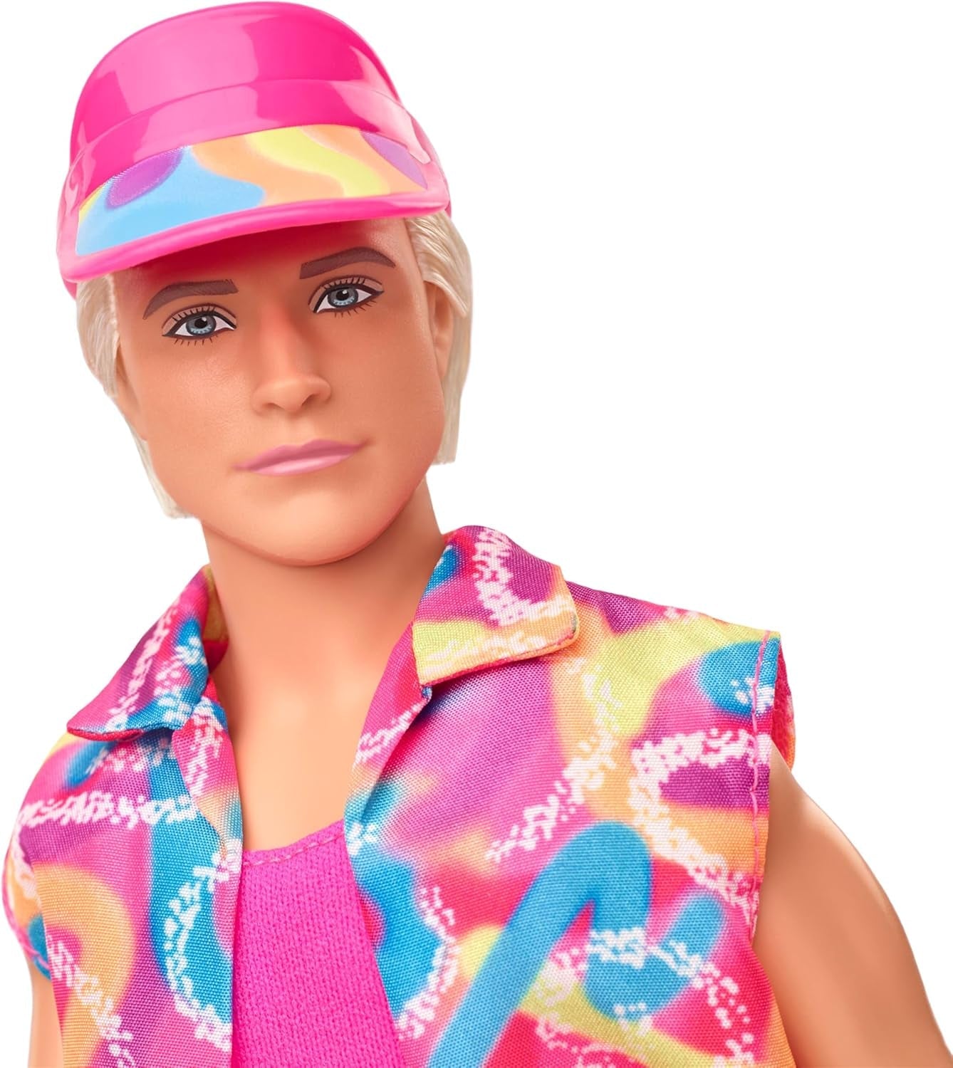 Bambola Barbie Ken da collezione del film con completo da pattinaggio in stile retrò e pattini in linea, JBJ51, [Multicolore]